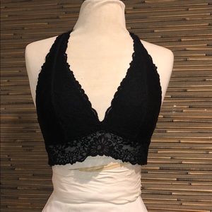 Black Halter Bralette